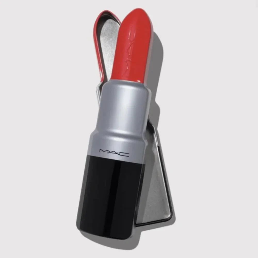 MAC COSMETICS RUBY WOO VELVET TEDDY LIPPIE BUNDLE | 3 ITEM SET | LIMITED EDITION